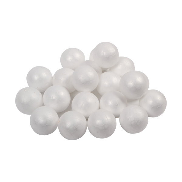 Creativ 54314 14.8 cm Polystyrene Balls, White