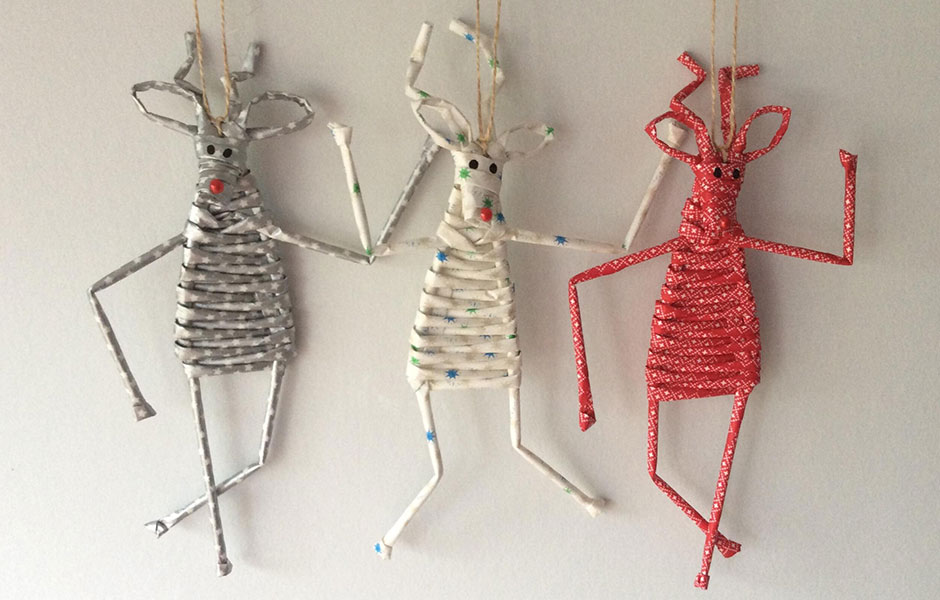 Christmas Decorations with Artstraws